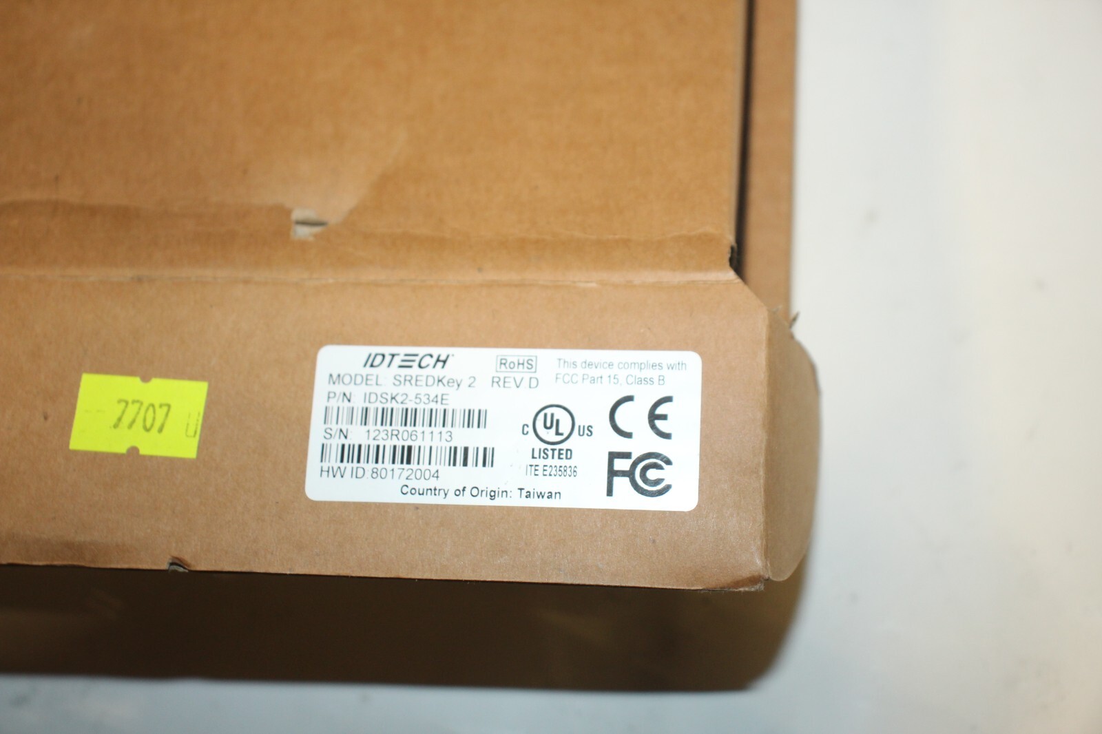 IDTech SREDKey 2 Magstripe Reader USB