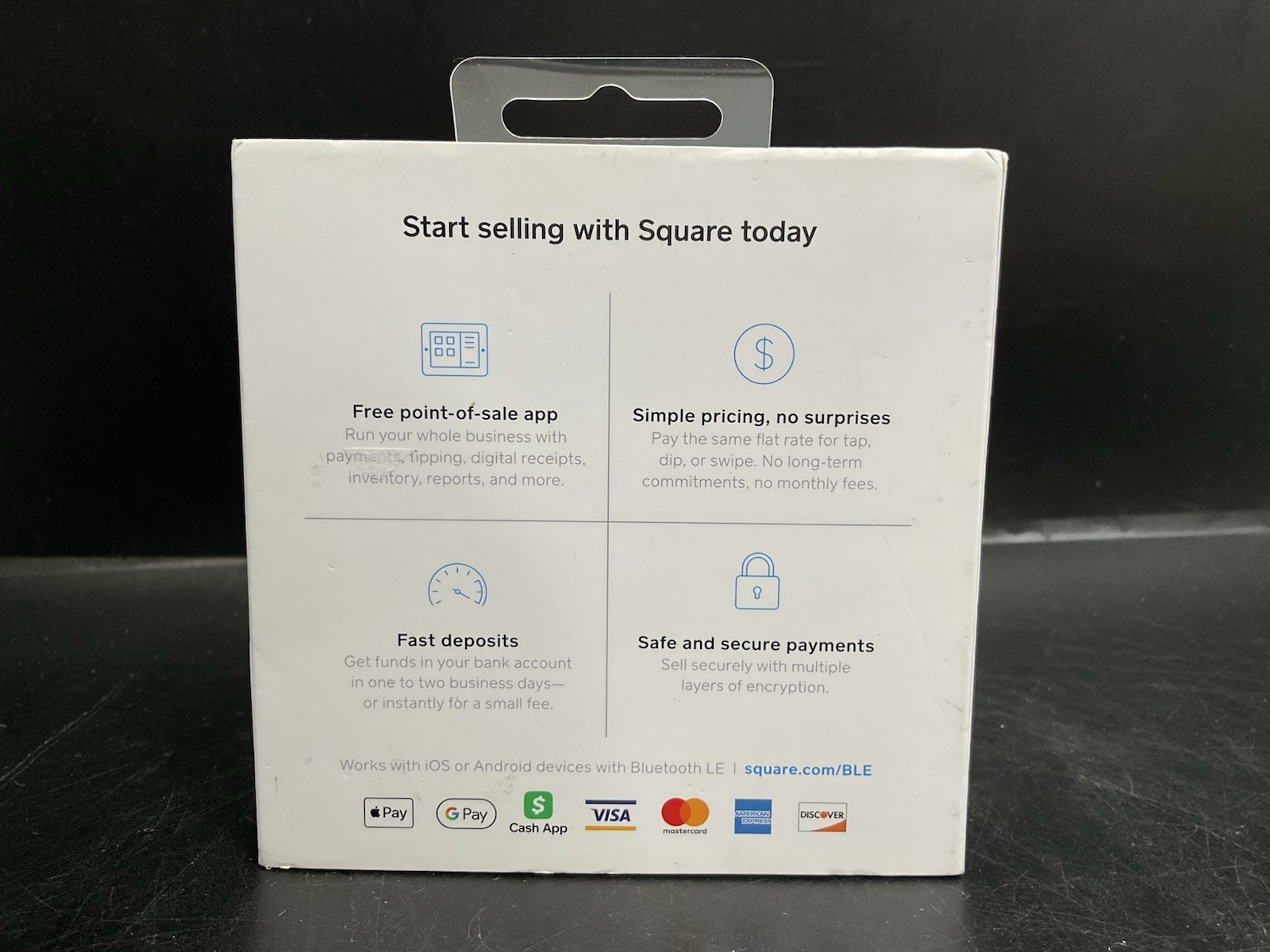 SQUARE READER FOR CONTACTLESS , CHIP AND MAGSTRIPE A-SKU-0485 , NEW/SEALED