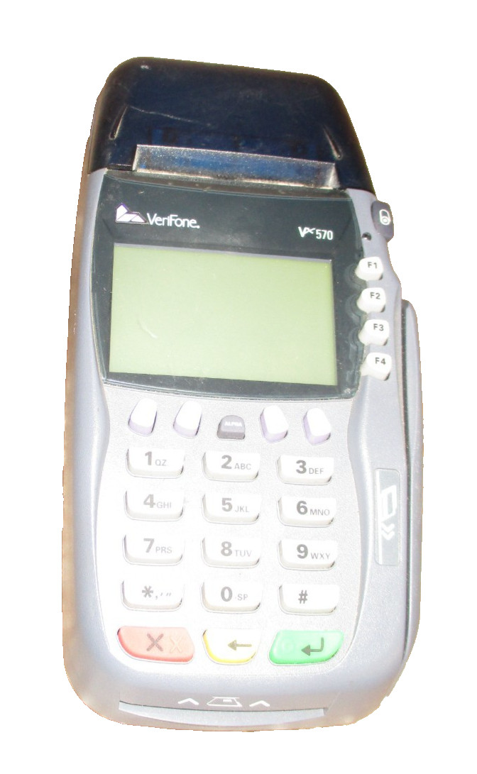 VeriFone OMNI 5750 Credit Card Terminal Vx570 | No Power Adapter