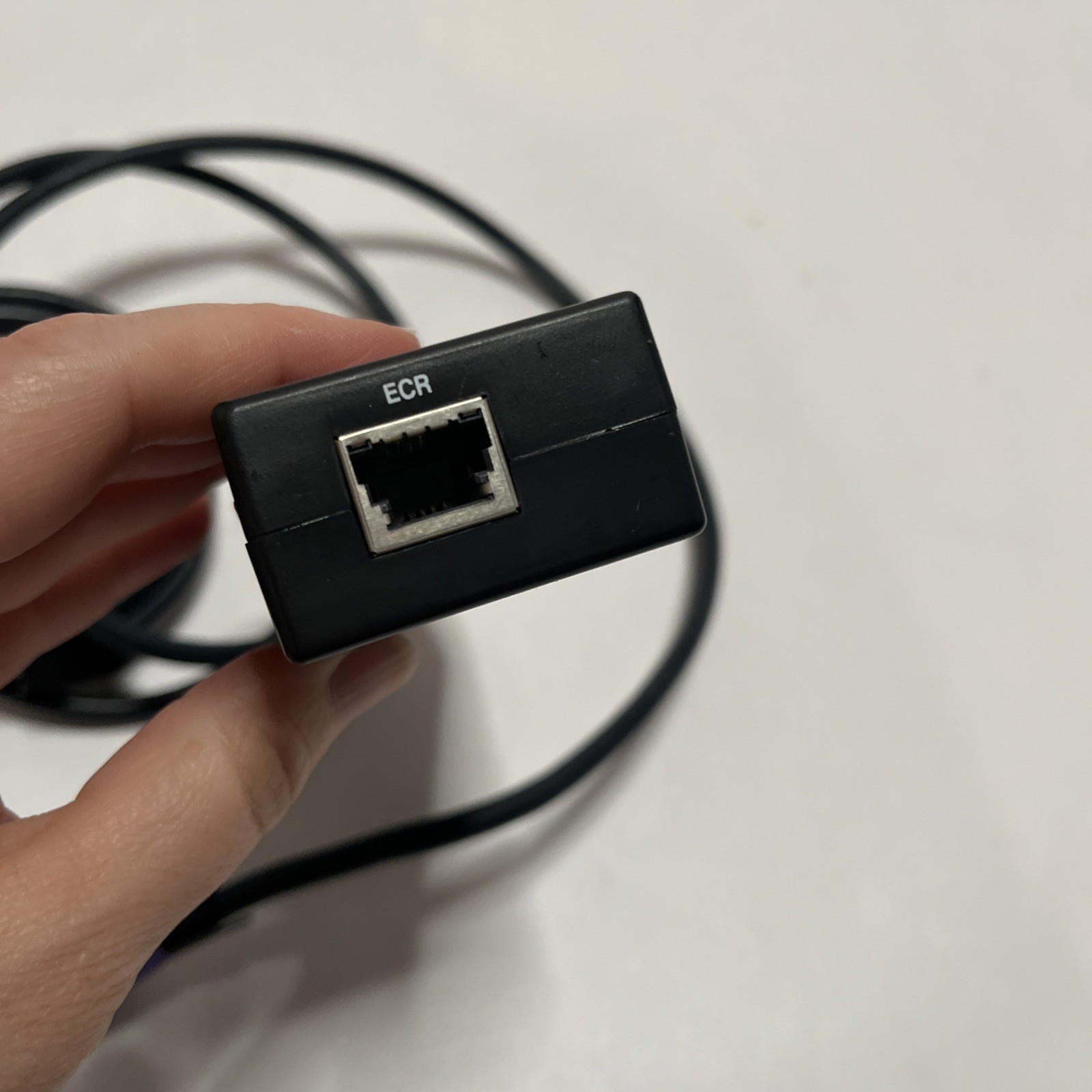 Verifone 24173-02-R Purple Multiport Ethernet Switch Cable with AC Adapter (M1)