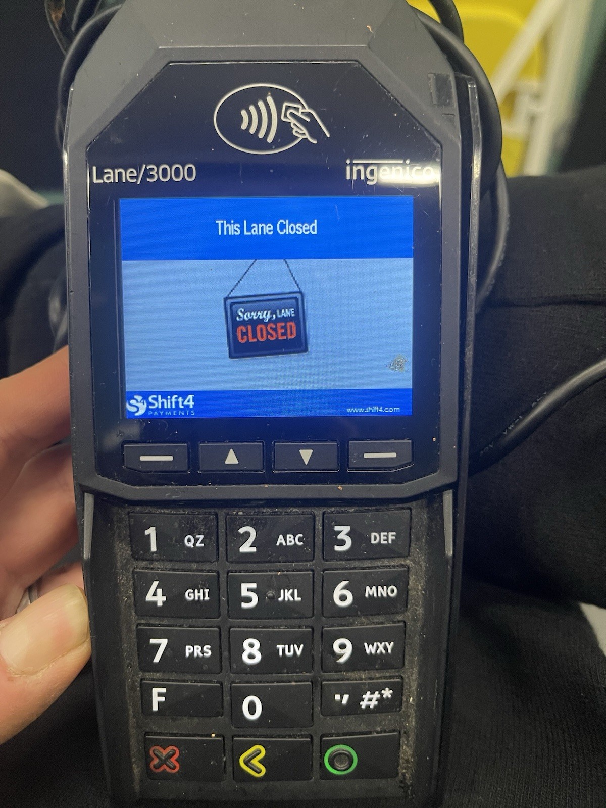 Ingenico Lane 3000 CL Credit Card Terminal w/ Power Cord