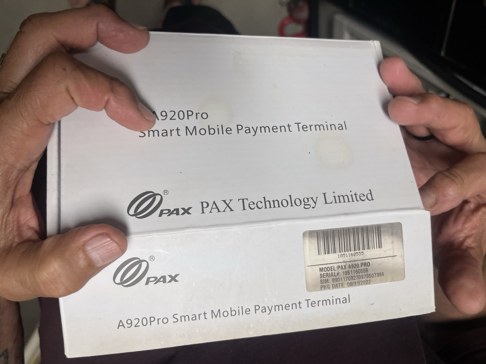 PAX A920-Pro PayAnywhere Smart Mobile Payment Terminal w/Contactless Card Reader