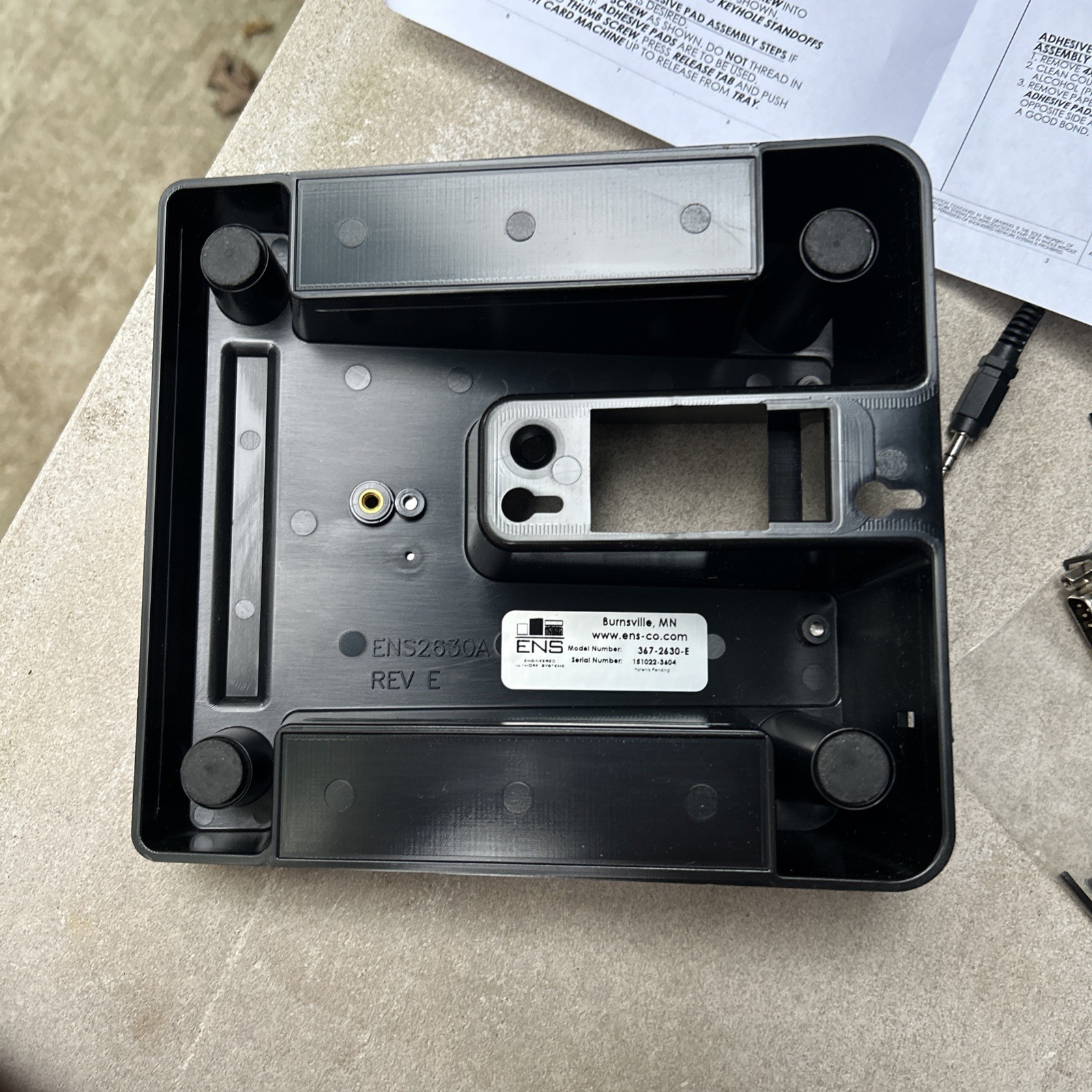 ENS Payment Terminal Stand for Verifone Model 367-2630-e Black. NIB