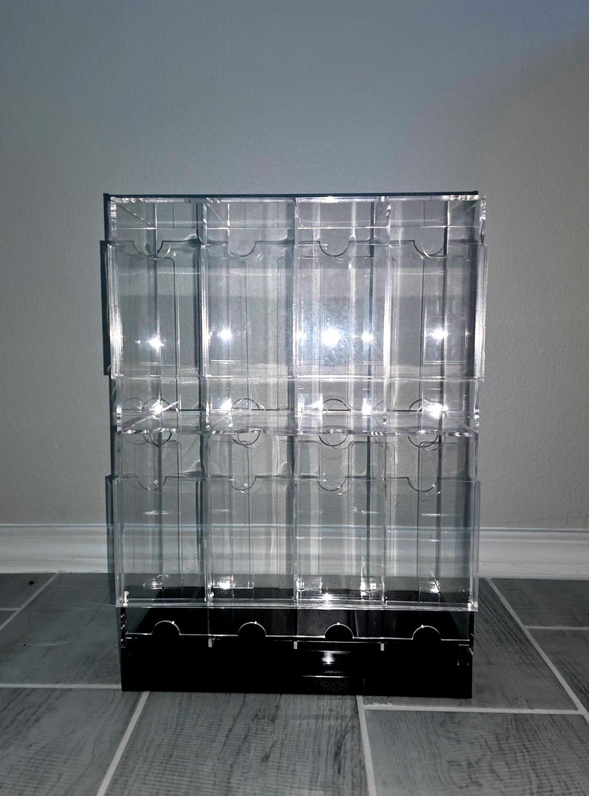 Acrylic Booster Pack Dispenser – 8-Slot Card Organizer
