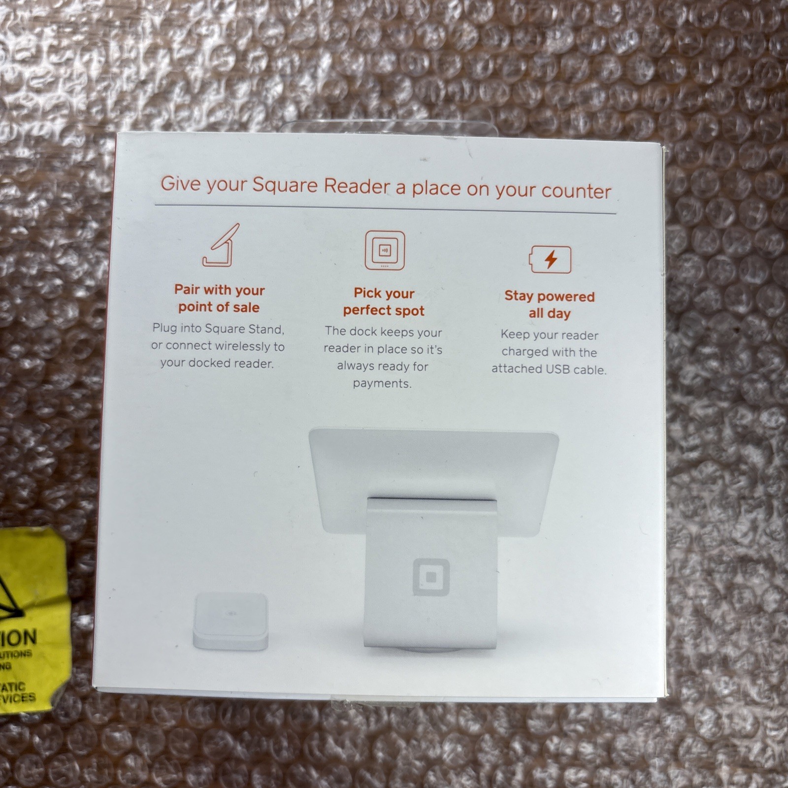 Dock for Square Contactless Credit Card + Chip Reader A-SKU-0120-01
