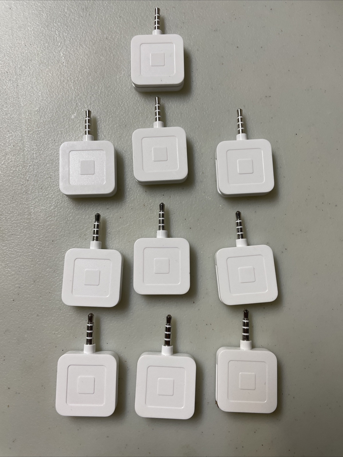Square Credit Debit Card Reader magstripe 3.5 jack iphone & tablet UNTESTED 10x