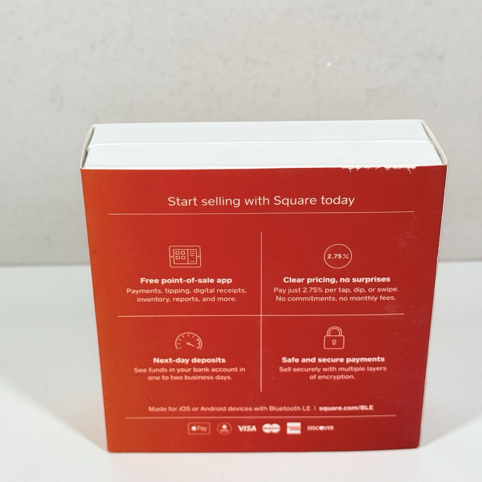 Square Credit Card Reader for Contactless and Chip Machine A-SKU-0113 NEW 5144