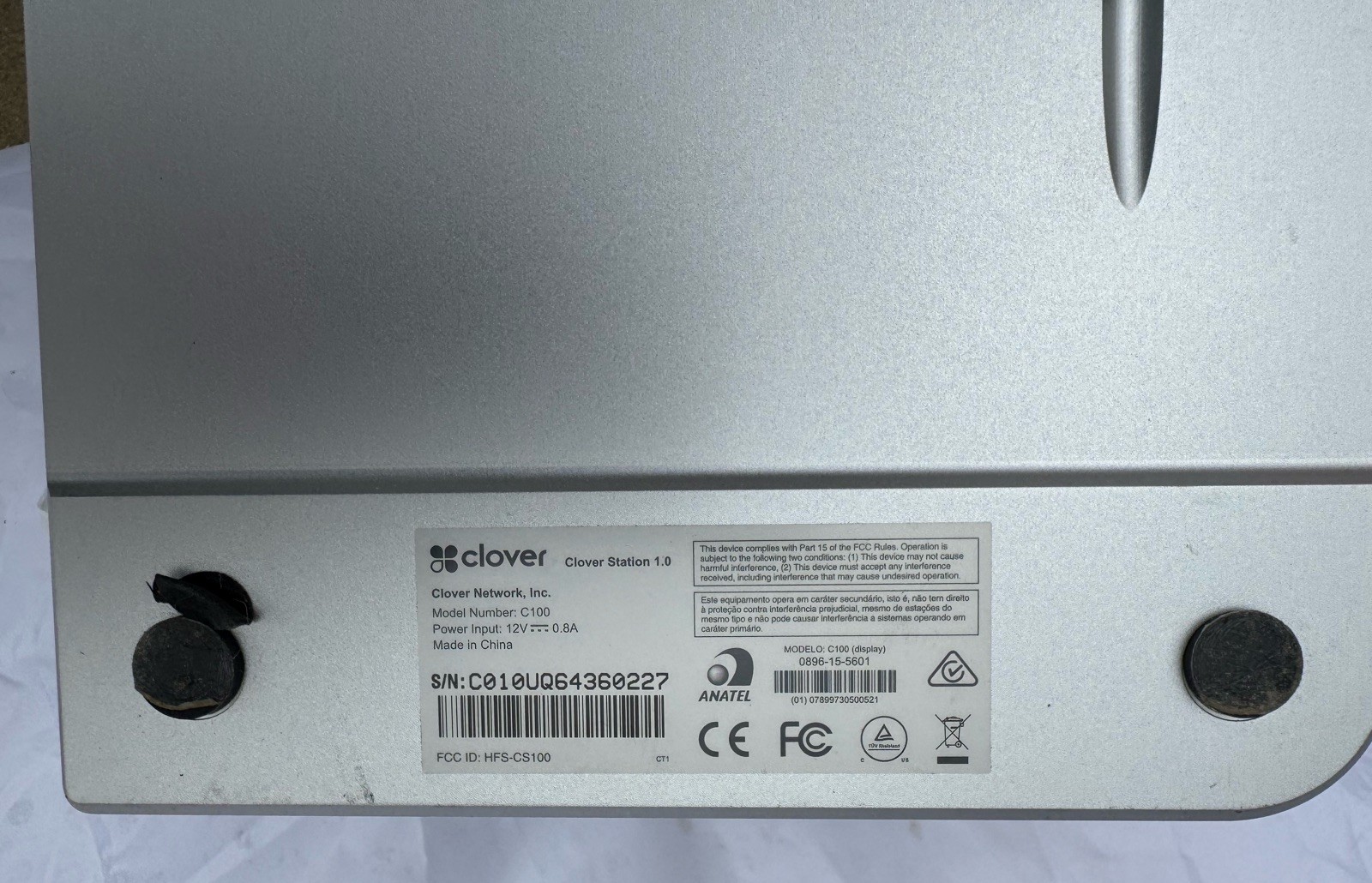 Clover Station DUO KIT (Printer P500 + DISPLAY S503 + Terminal C503 + Adapter)
