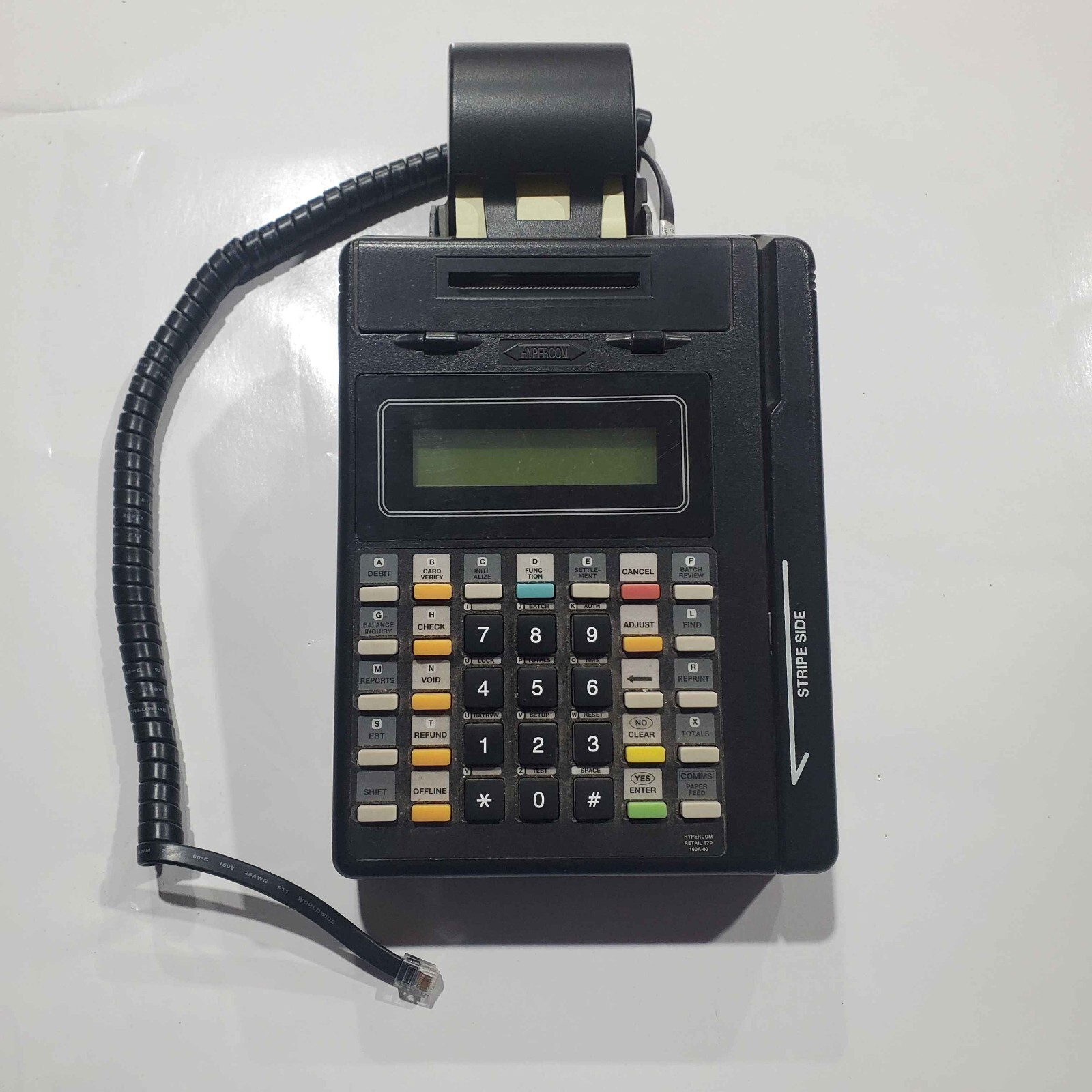 Hypercom Model T7Plus Credit Card Terminal Processing Swipe