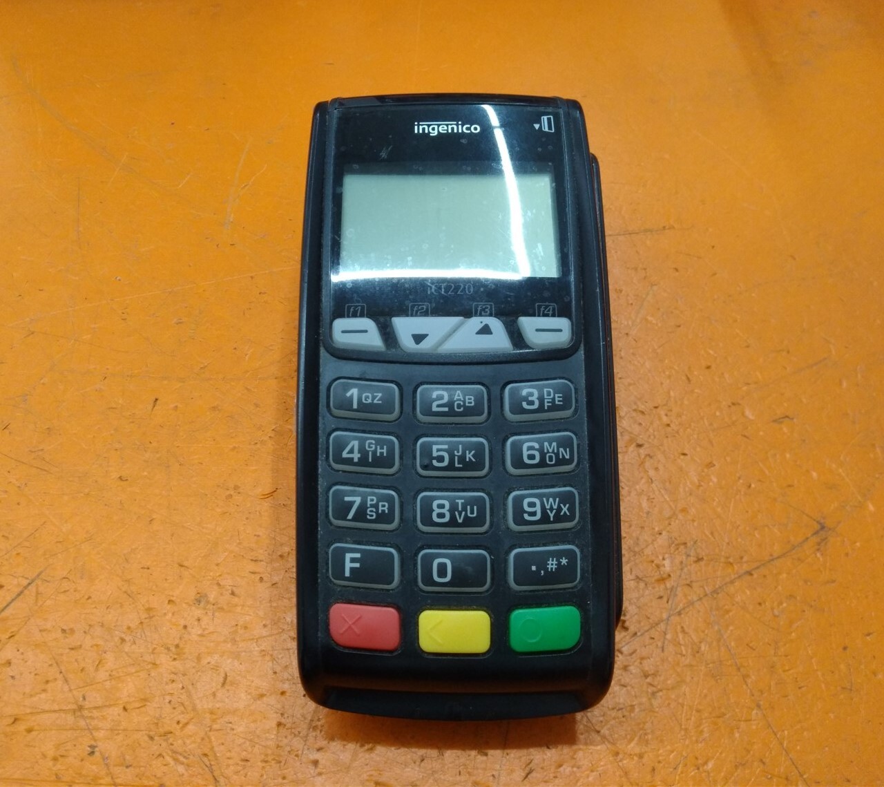 ⭐️⭐️⭐️⭐️⭐️ Ingenico POS Credit Card Terminal ICT220-11T2371 NO Power Cord