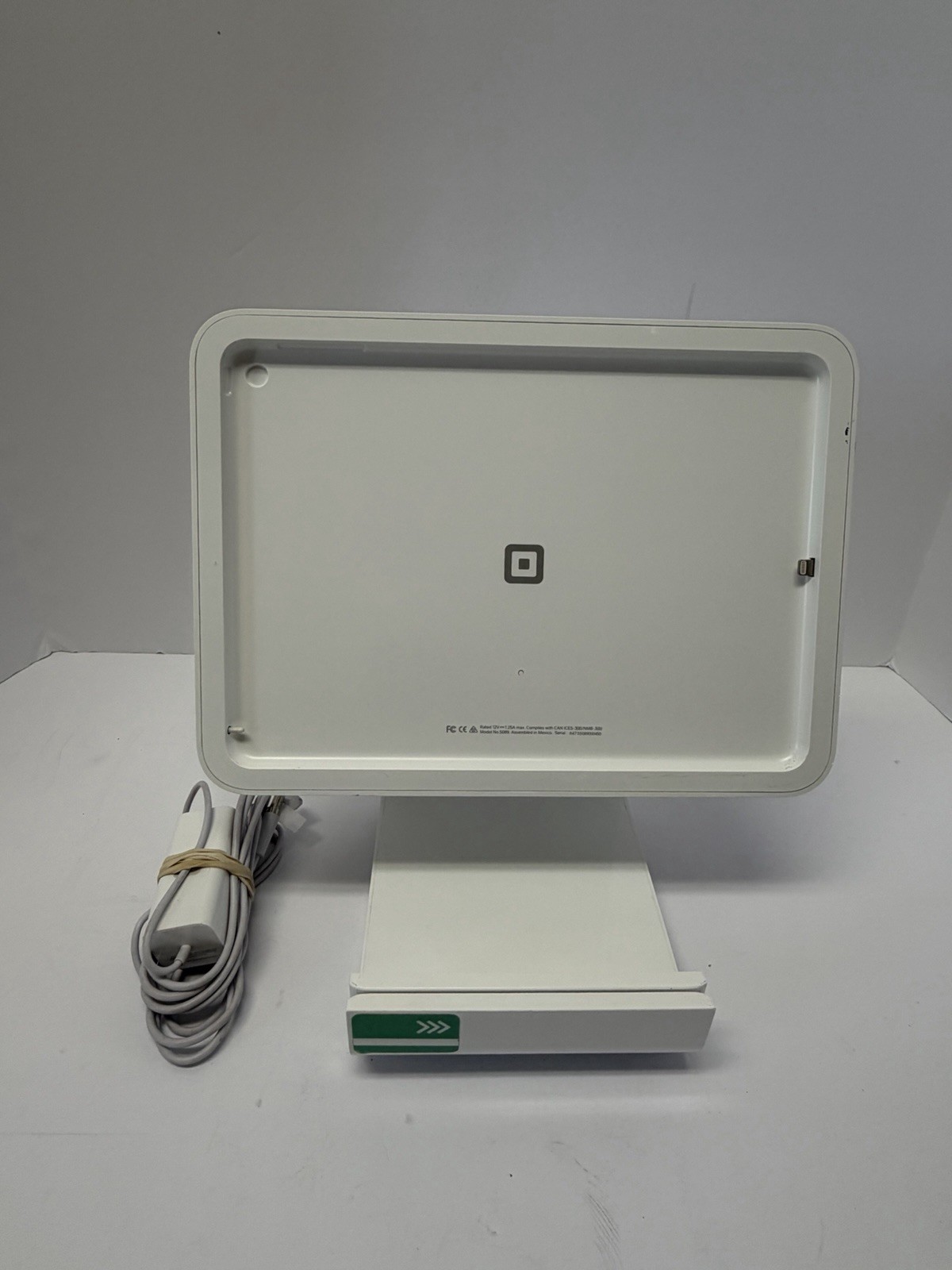 Square S089 Stand POS Terminal For 9.7 Inch iPad Air, Pro, No Ac Adapter