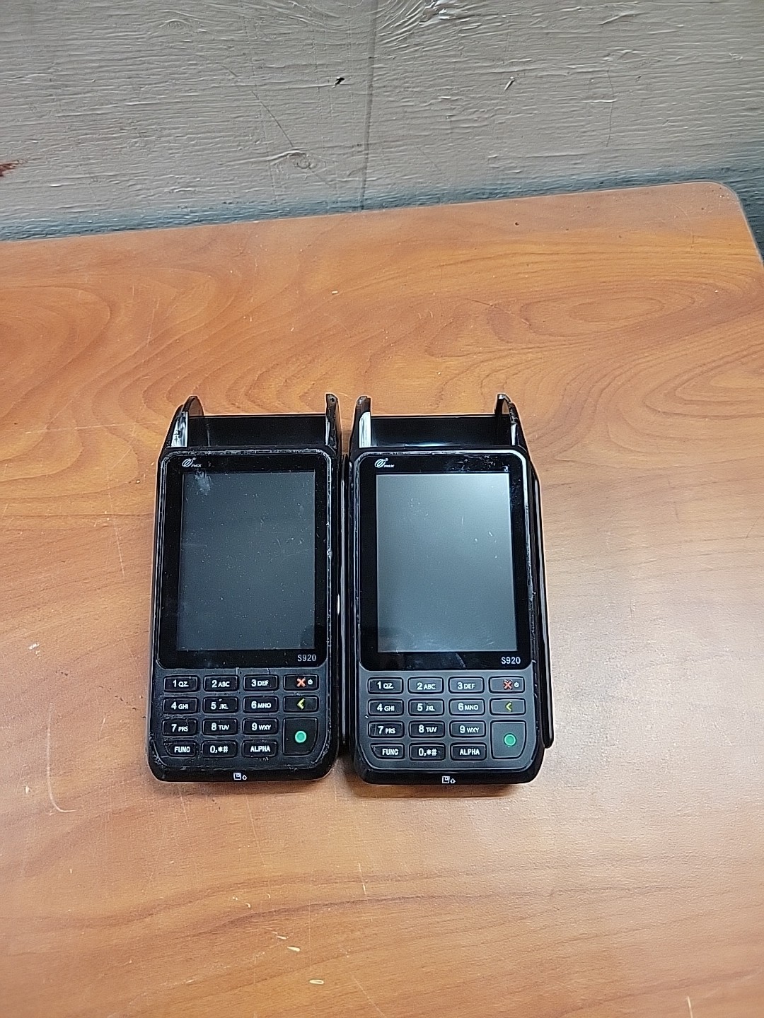 LOT OF 2 PAX S920 Mobile POS Credit Card Terminal