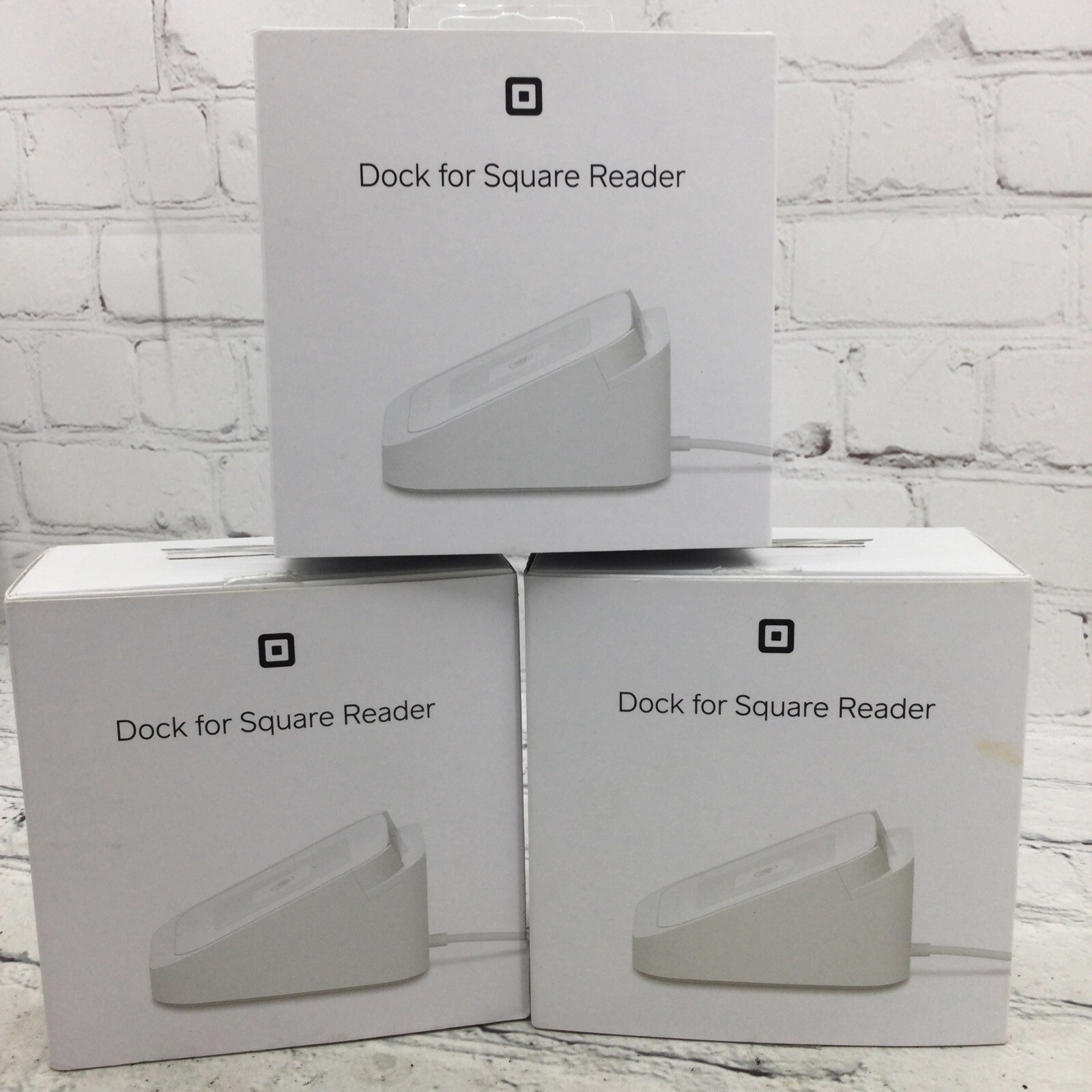 Square Dock for Contactless Credit Card Reader A-SKU-0120 LOT of 3