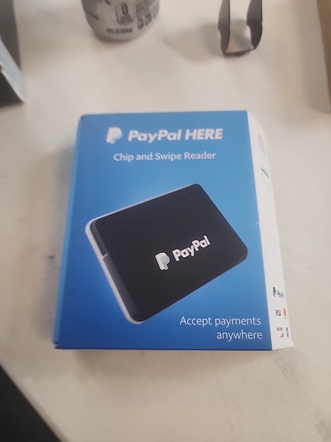 PAYPAL HERE MOBILE CARD CHIP AND SWIPE READER BLACK BRAND NEW Money Payment