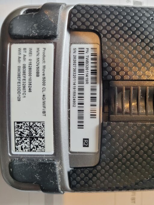 INGENICO MOVE 5000 TWB32011419R CL 4G WIFI BT CARD READER – PW LOCKED