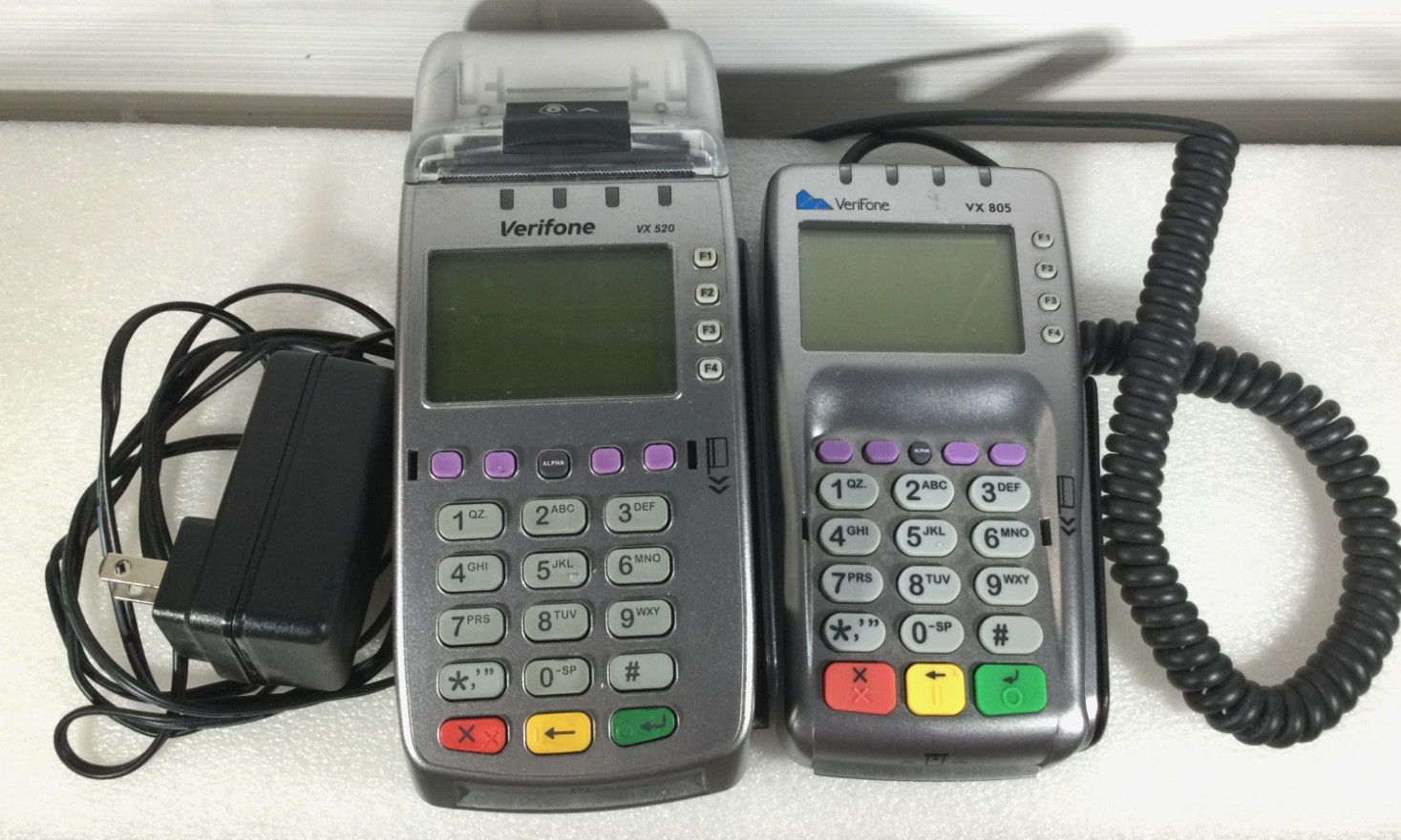 VERIFONE VX 520 VX 805 VX520 VX805 CREDIT CARD TERMINAL READER LOT