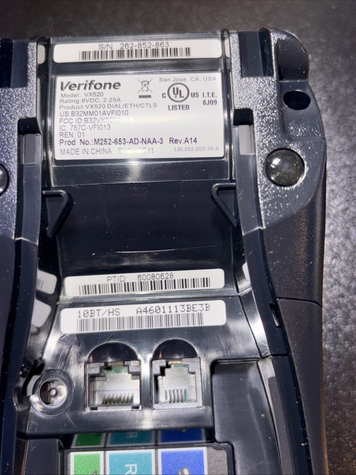 VeriFone VX 520 CTLS M252-653-AD-NAA-3