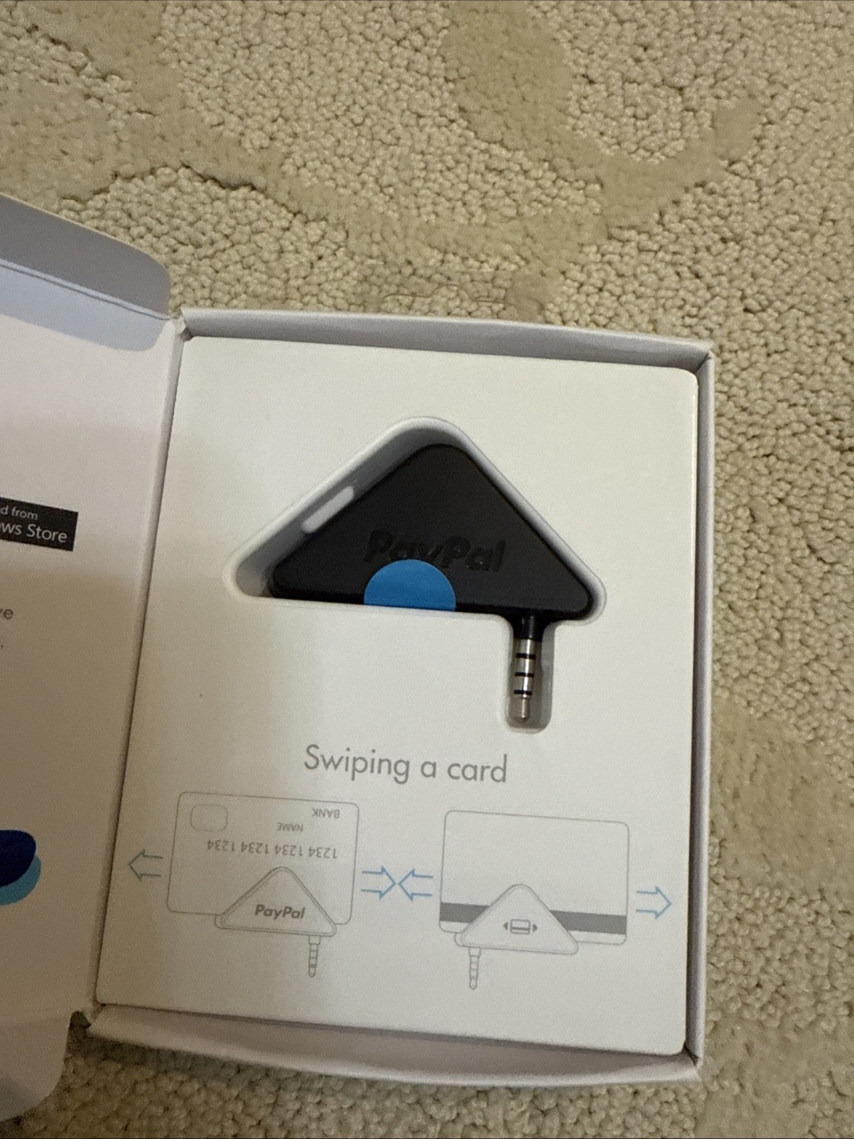 PayPal Mobile Card Reader Compatible with Windows, iOS, and Android