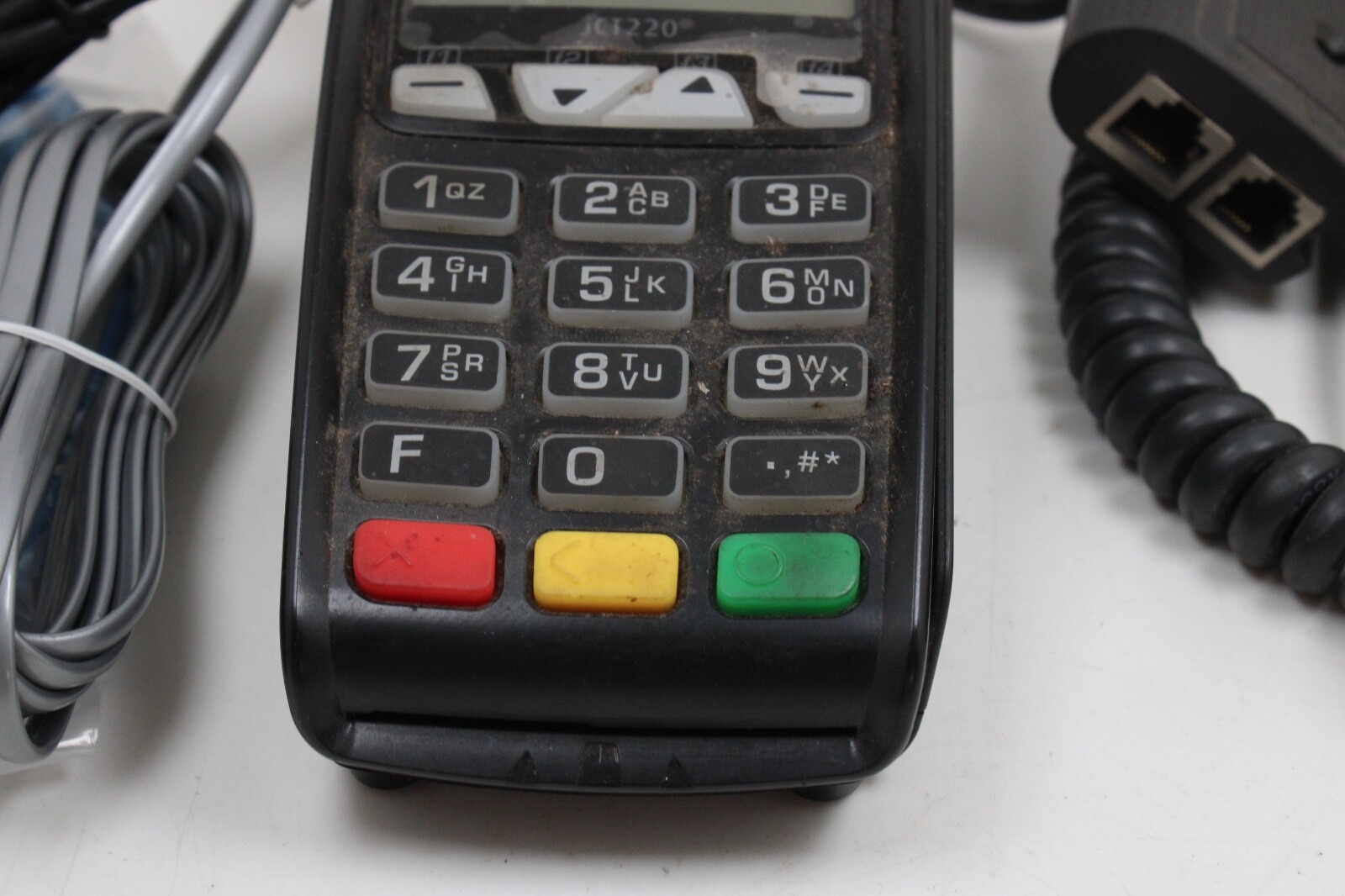 Ingenico ICT220 Credit Card Reader Power Supply USB Cords Tested
