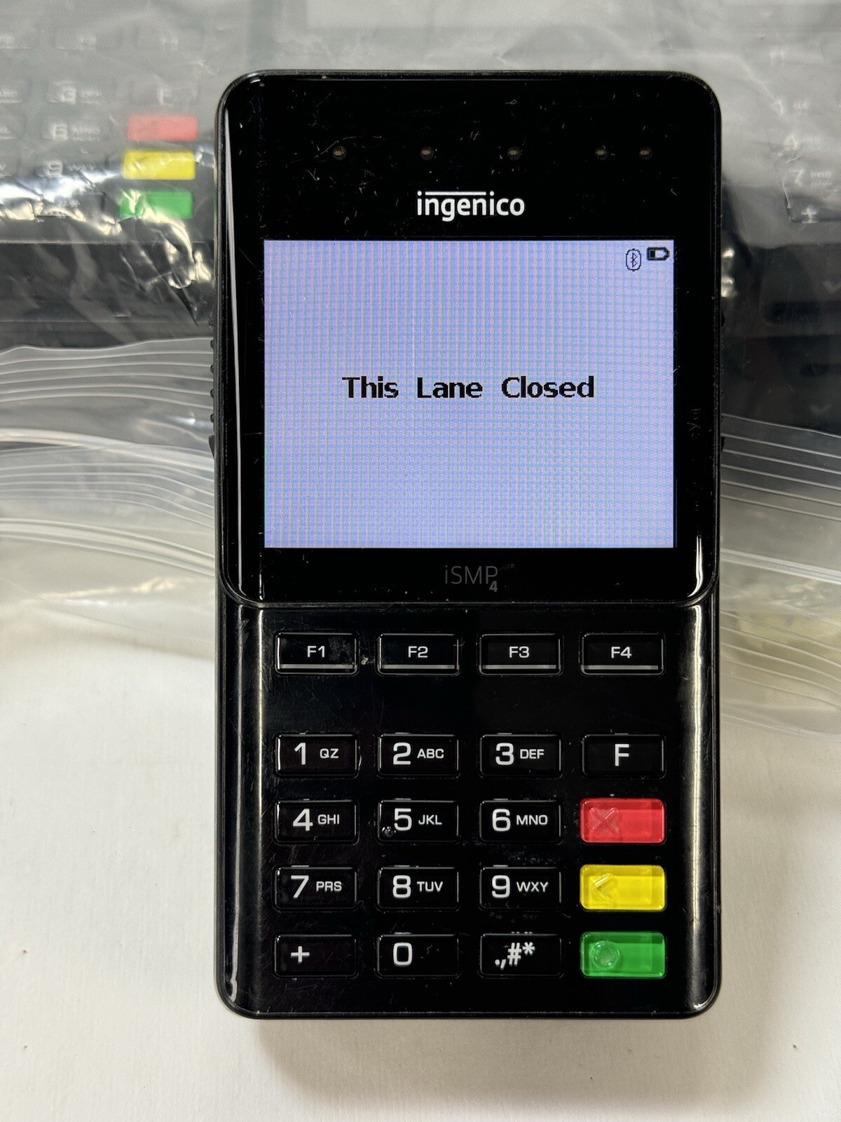 LOT of (33) Ingenico iSMP4 Wireless Bluetooth Mobile POS Terminal