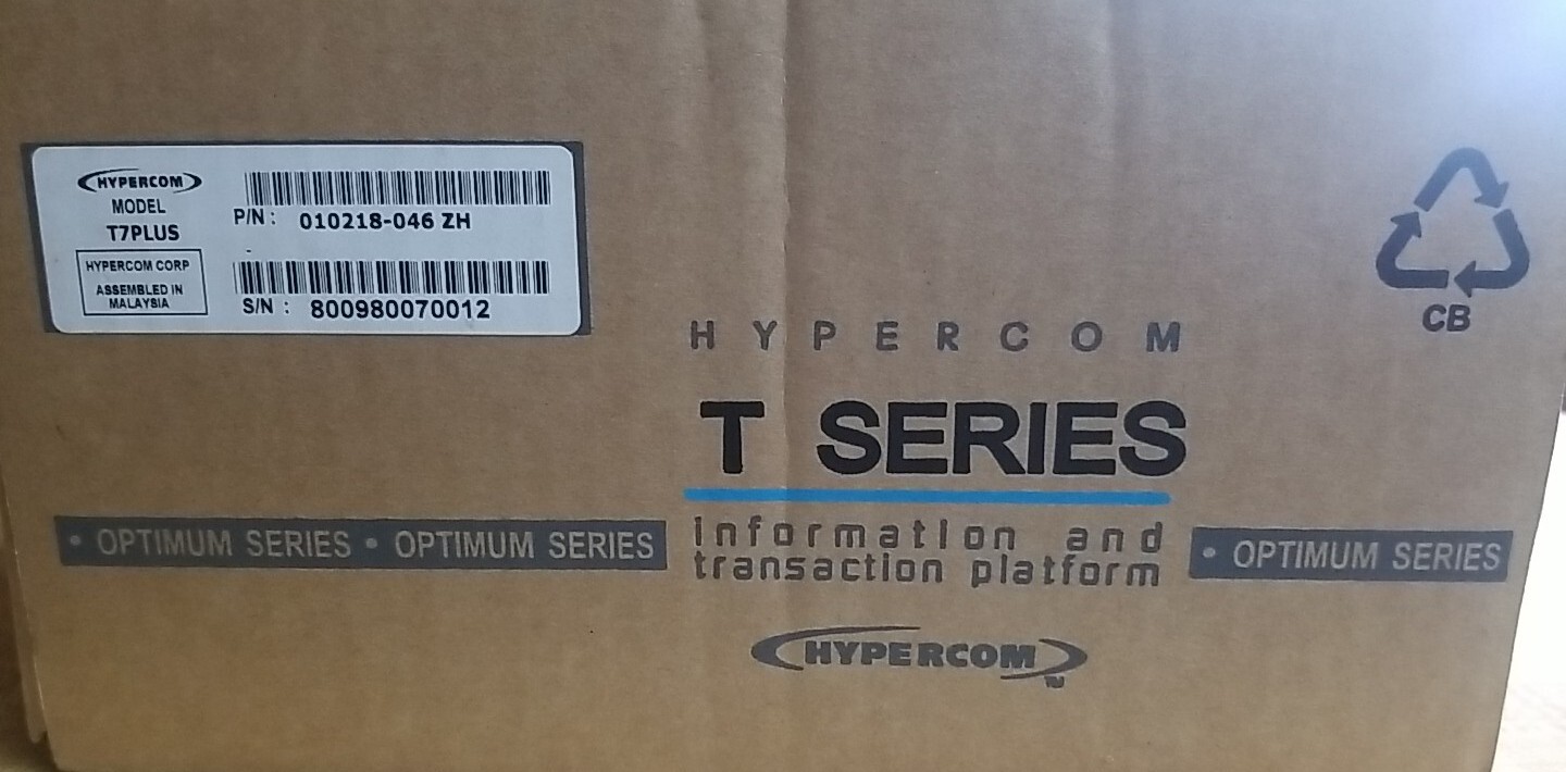 Hypercom T Series T7P/T7Plus Information Transaction Platform
