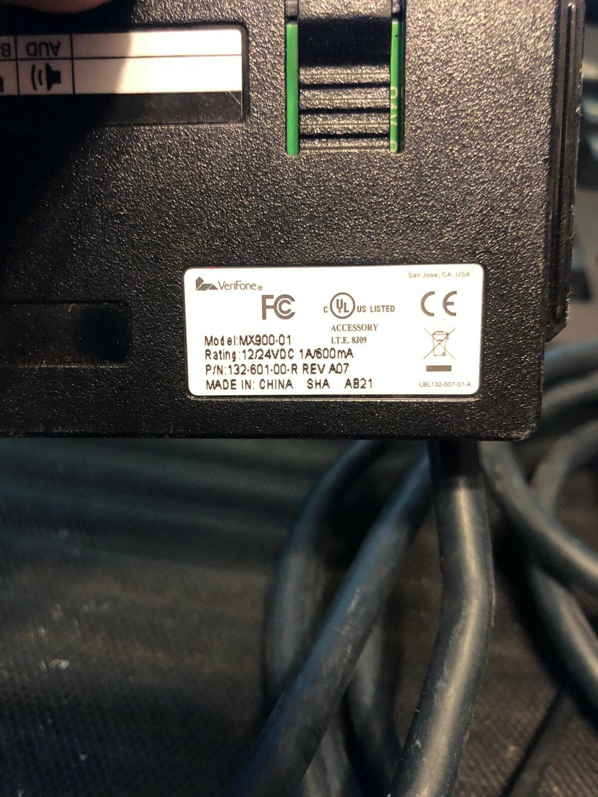 Verifone MX900-01 Input Output Cash Register Block – 132-601-00-R