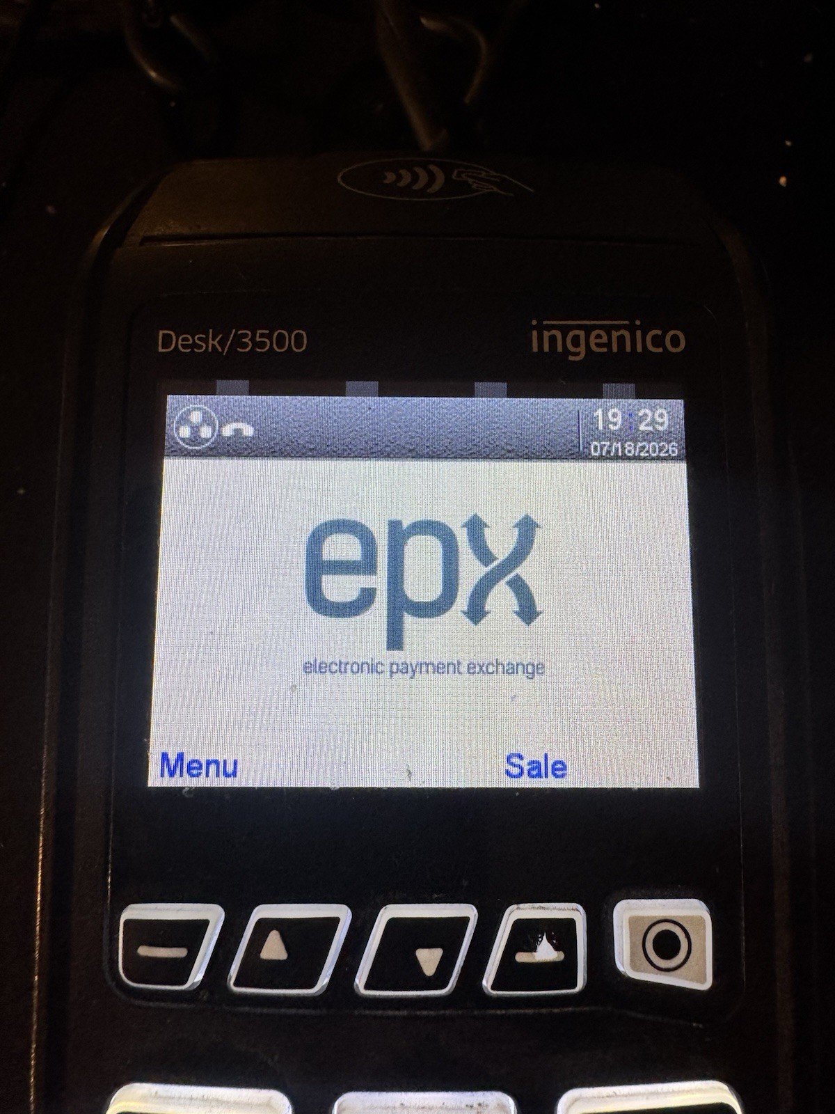 Ingenico Desk/3500 Terminal & Desk/1500 PIN Pad EPX North Replacement Tested