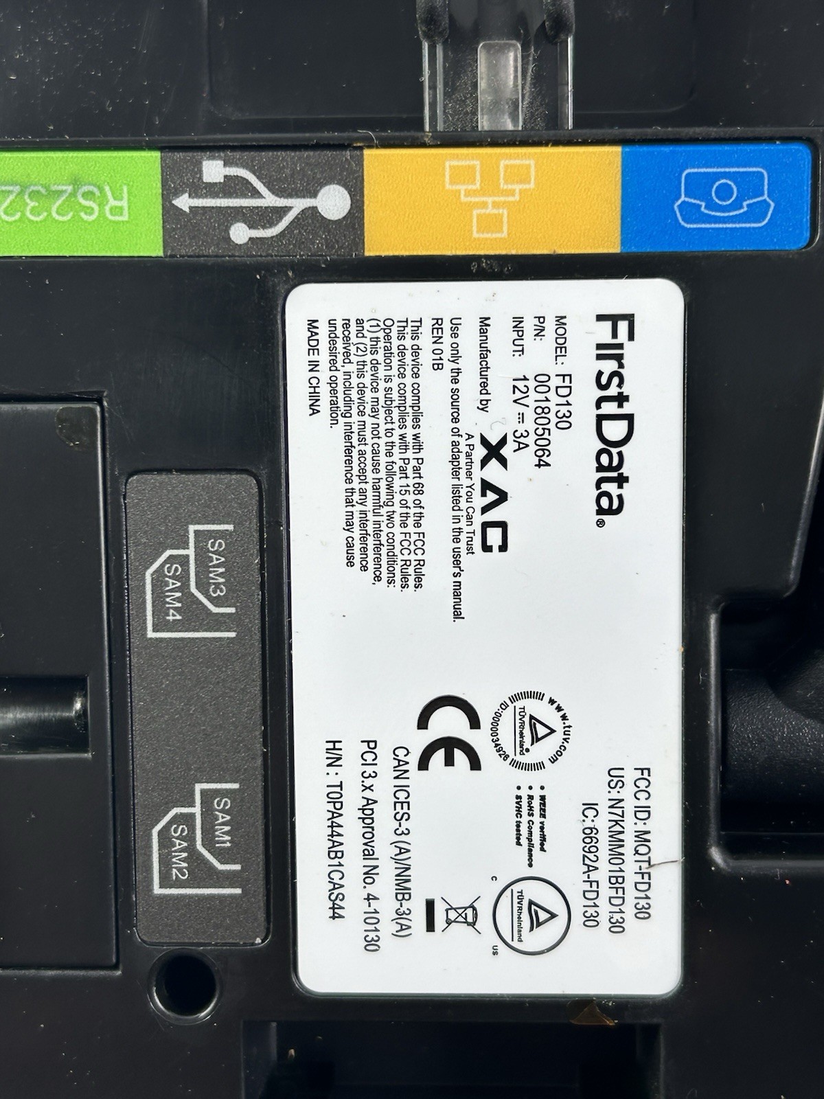 First Data FD130 EMV Credit Card Terminal