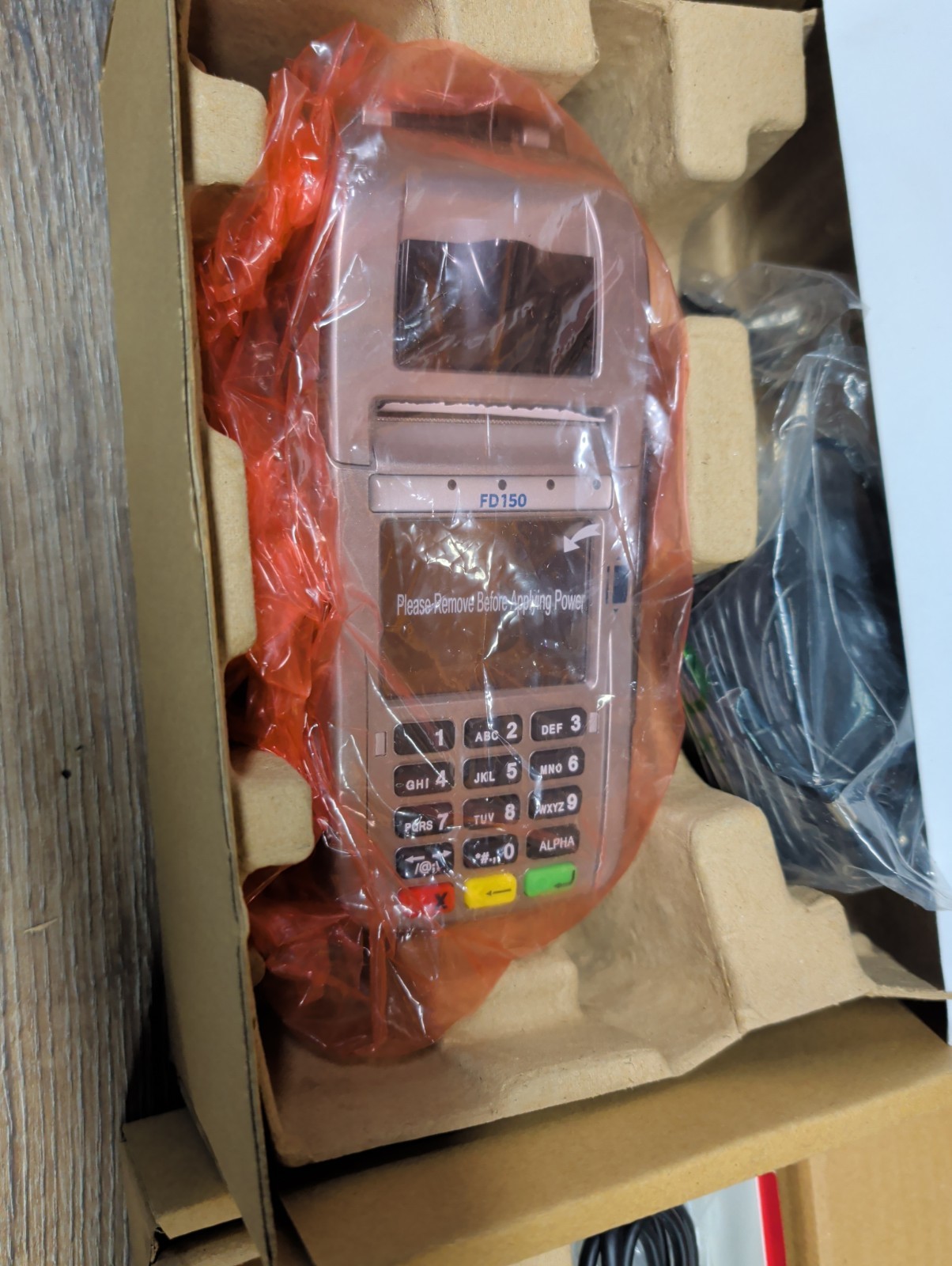 First Data FD150 + RP10 Pinpad bundle. New / Open Box. Wells Encryption