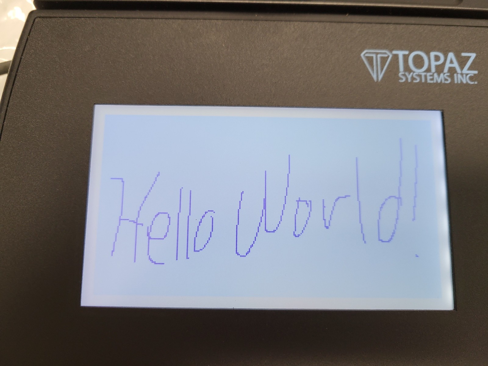 Topaz T-LBK755 POS Signature Pad 4×3, USB, Serial (T-LBK755SE-BBSB-R)
