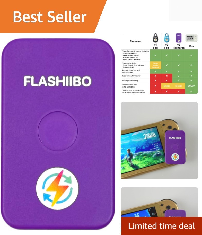 Rechargeable NFC Tag Emulator – Elevate Your Gaming with 50+ Compatible Titles