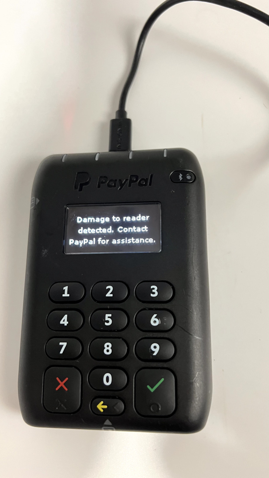 PayPal Chip & Swipe Credit Card Reader M010-PROD10-V2-6 Pair w/ phone & tablet