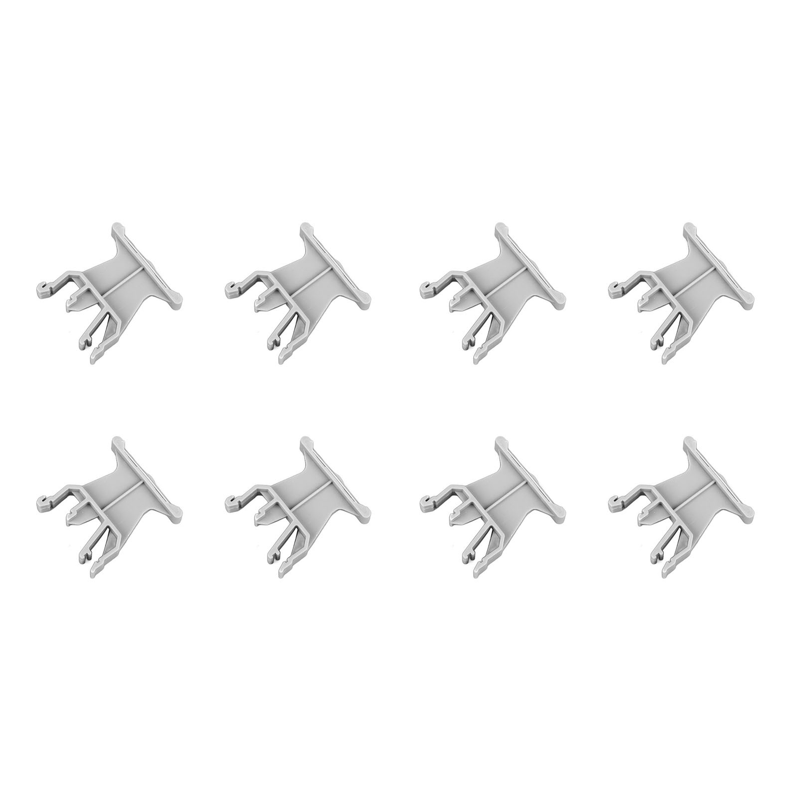 100x Terminal Marker Carrier 35mm DIN Rail Installation UK B1 Marking Label For