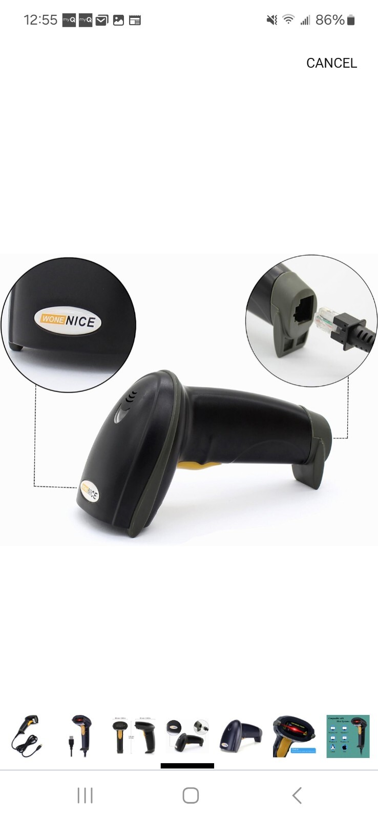 USB Barcode Reader Scanner and Credit Card Reader Kit, (See Discription)