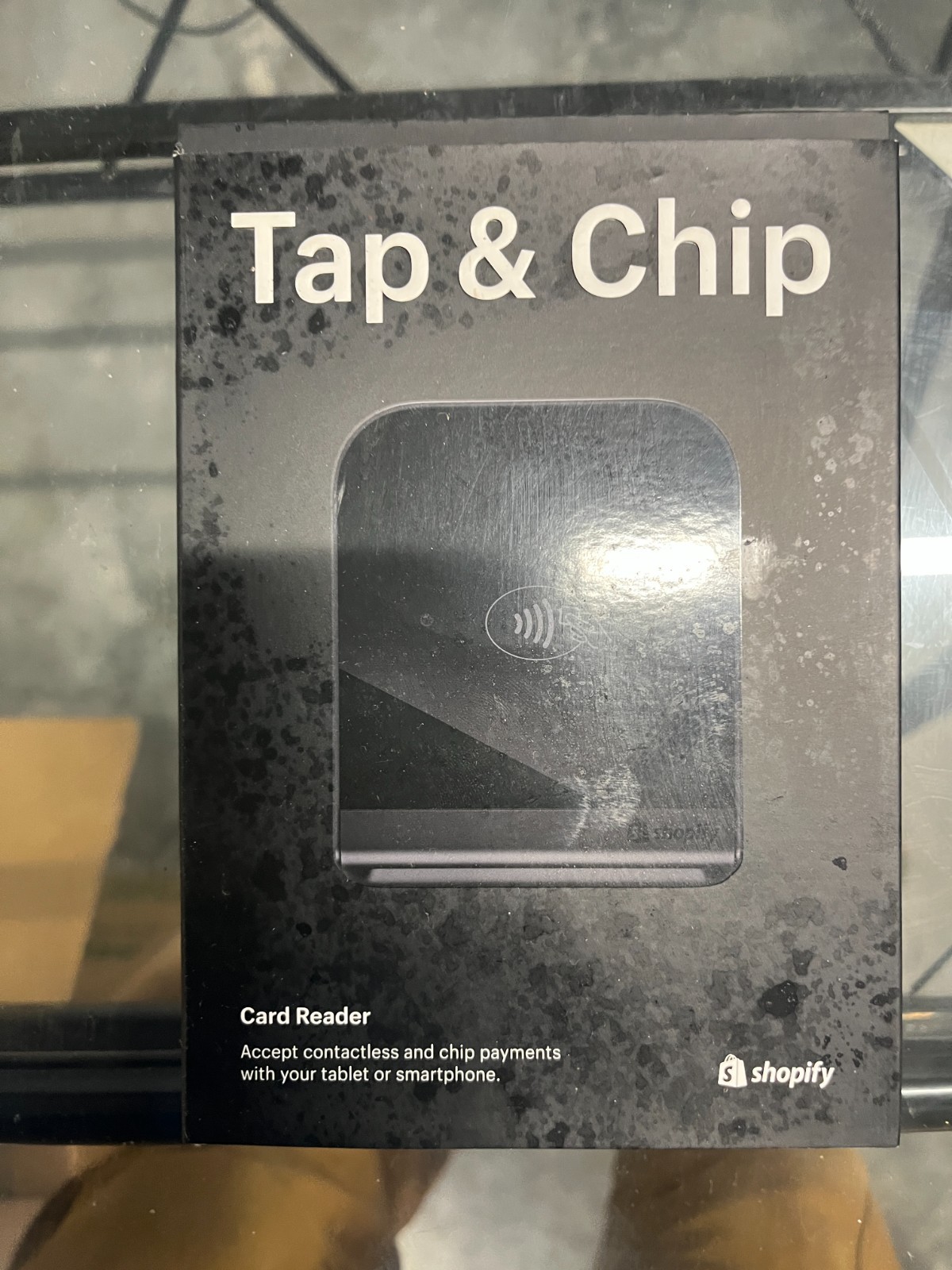 Shopify Tap and Chip Credit Card Reader with Dock And POS Tablet Stand Case