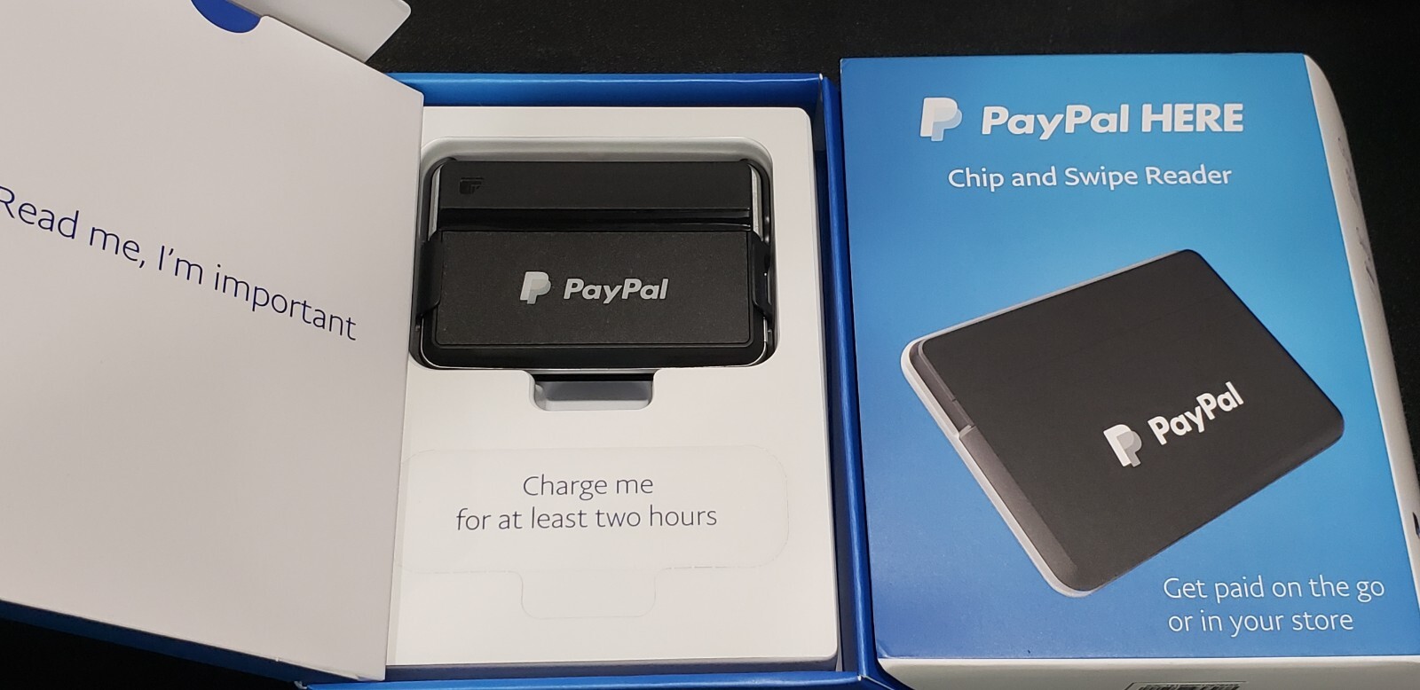 PayPal HERE Chip and Swipe Reader Get Paid on the Go or in Store PCSUSDCRT