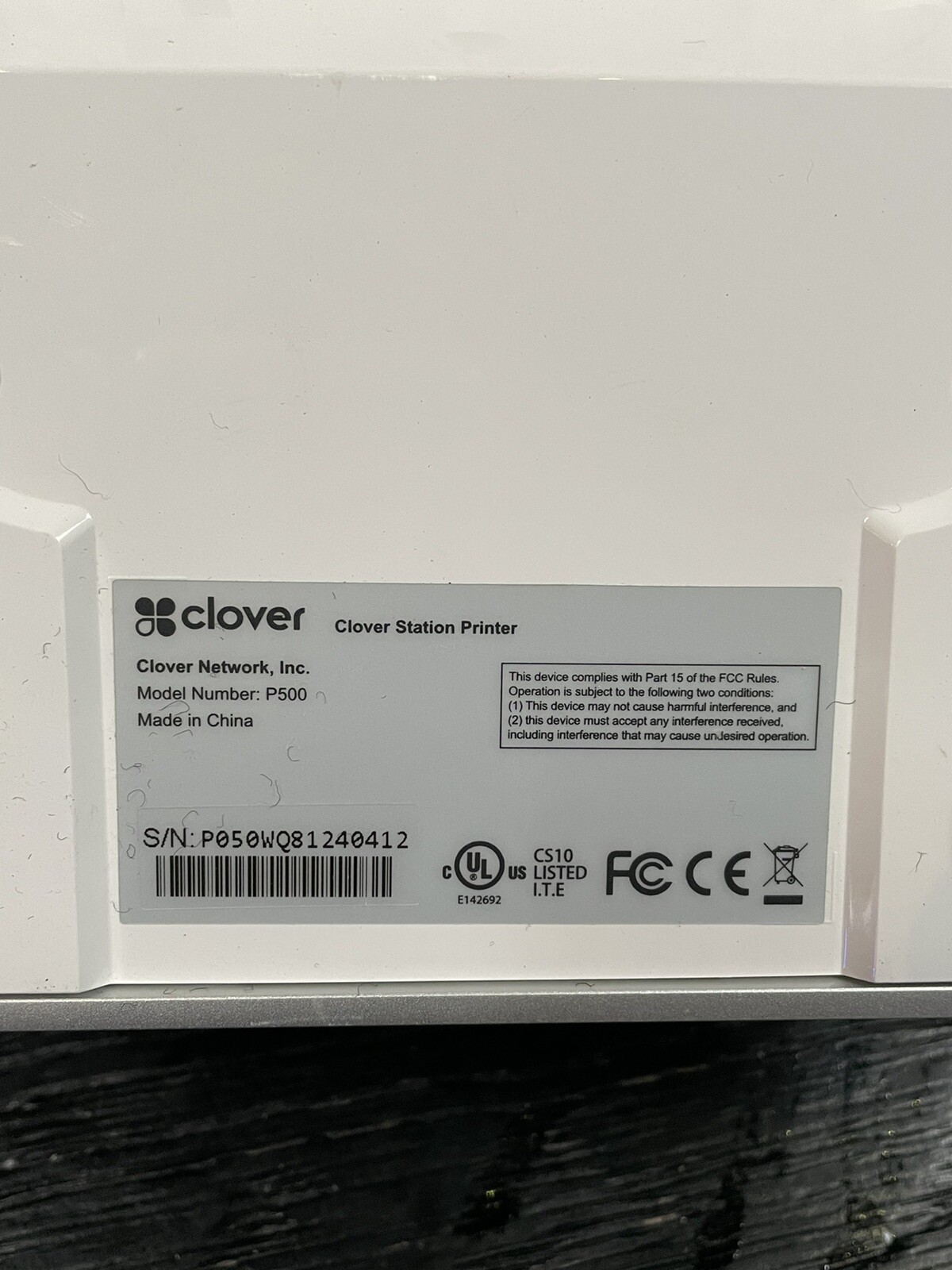 Clover POS Station 2018 Bundle, White