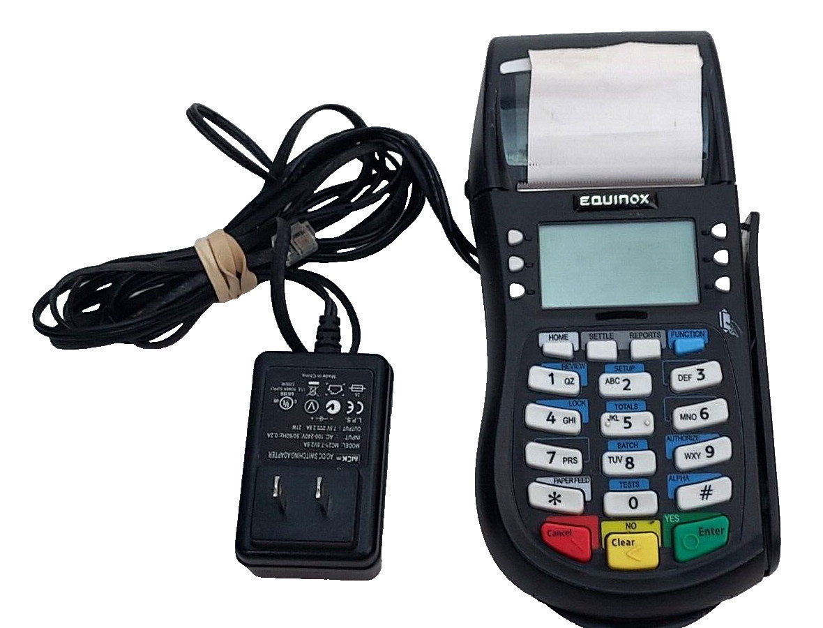 EQUINOX T4220 ​Credit Card Terminal with Power Cord