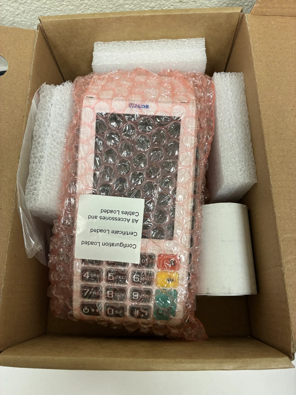 Set of 4 Valor PayTech VEGA3000 Credit Card Payment Terminals (Model VL110)