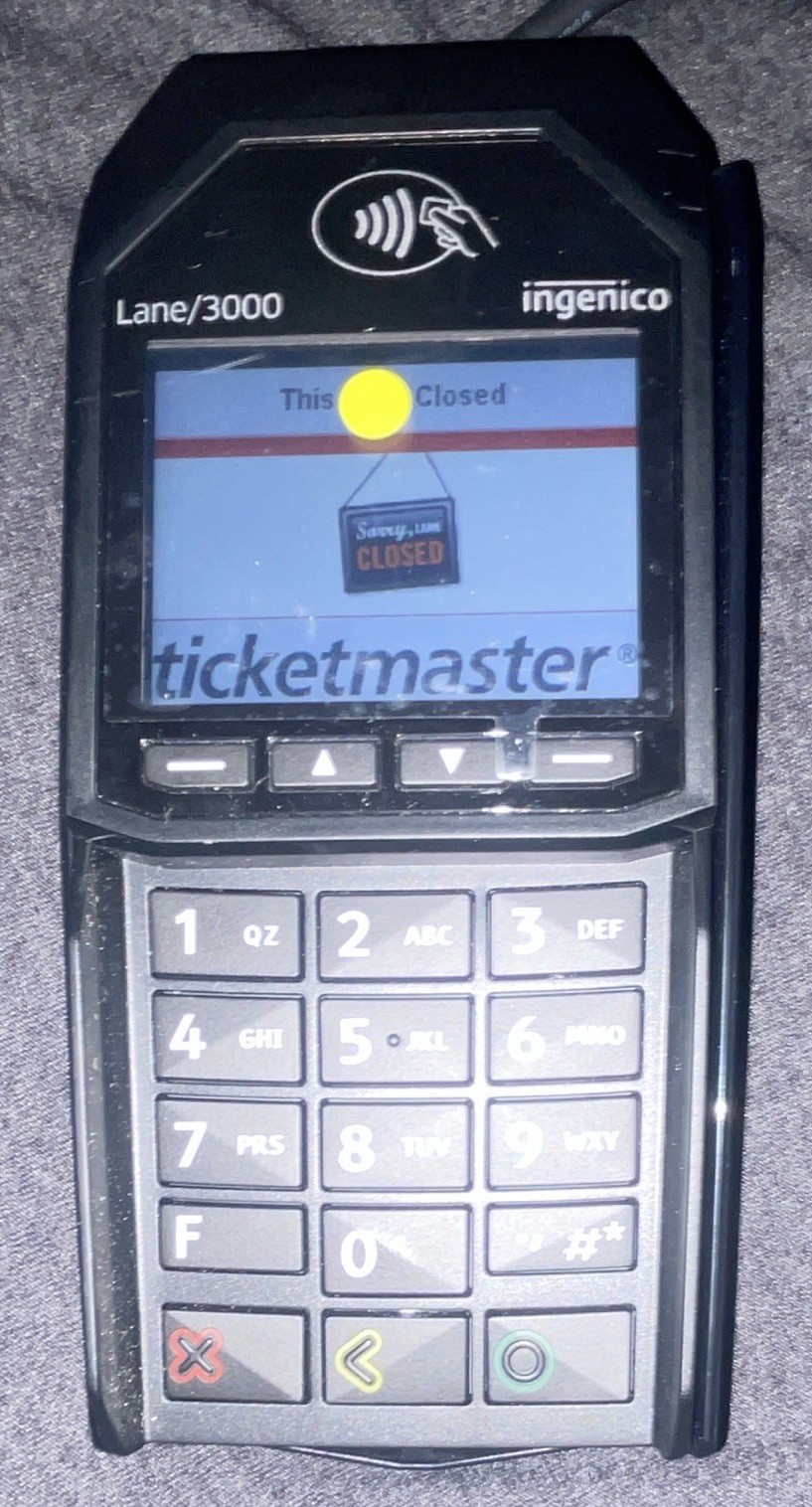 Ingenico Lane/3000 Wired Credit Card Terminal POS Reader PRD30310878B