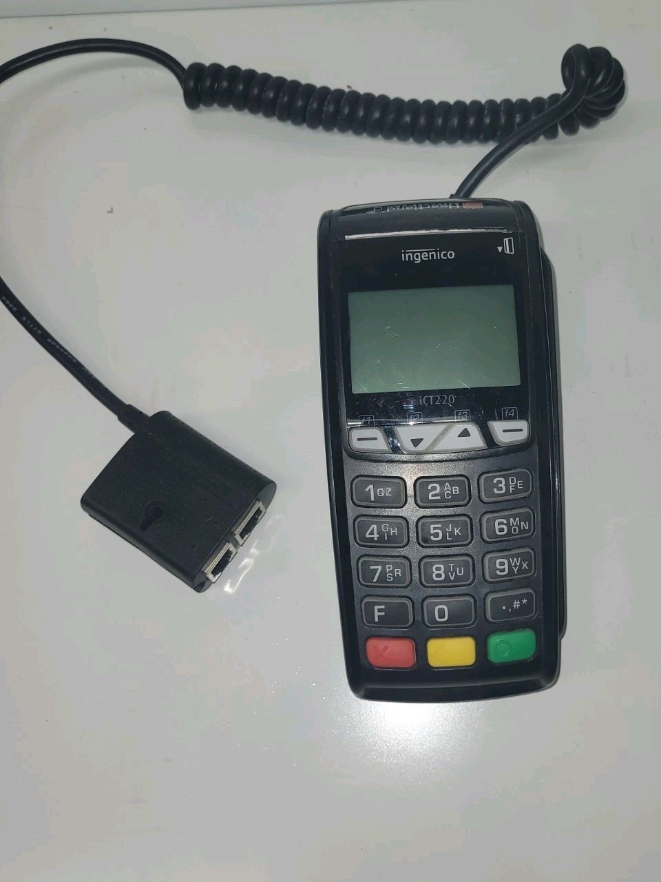 Ingenico iCT 220 Credit Card Payment Reader Terminal No Power Cord