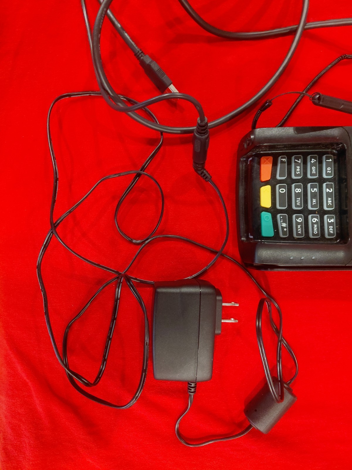 Ingenico Lane 5000 Payment Processing Terminal with Pen and Power Cable