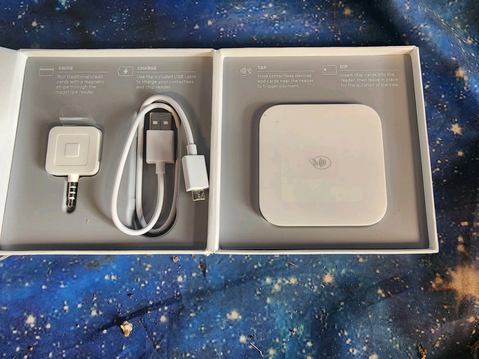Square Credit Card Reader for Contactless Chip Model S6. Excellent