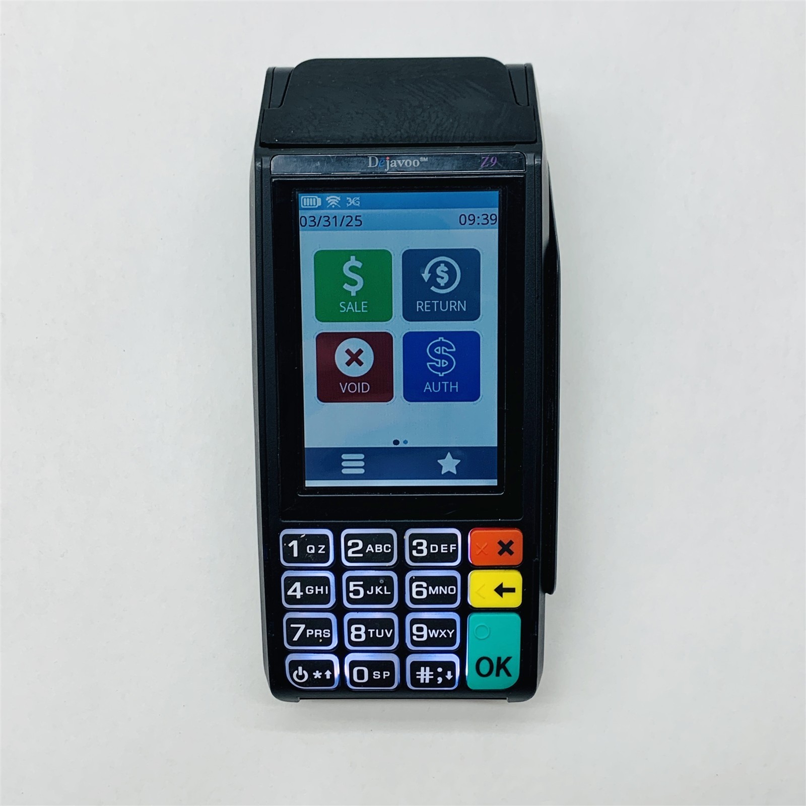 Dejavoo Z9 Vega 3000 3G WiFi Wireless Contactless Credit Card Terminal 10508051