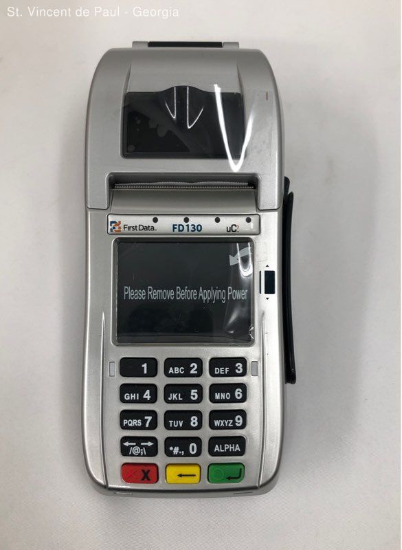 First Data FD130 Credit Card Terminal New Open Box W/ Power Supply
