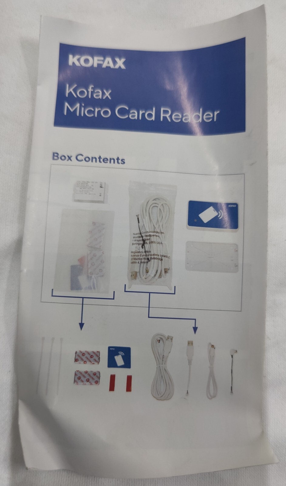Kofax Micro Card Reader Y10B-MMUL-212