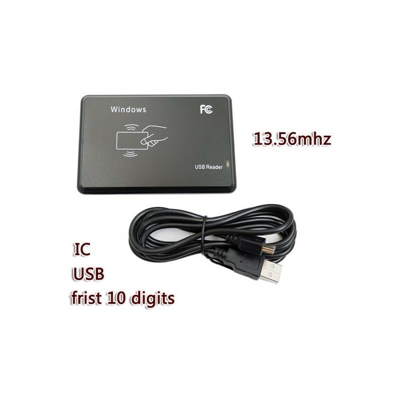 USB RFID CARD READER 125Khz USB for Win-PC First 10 Digit Plug & Play with Cable