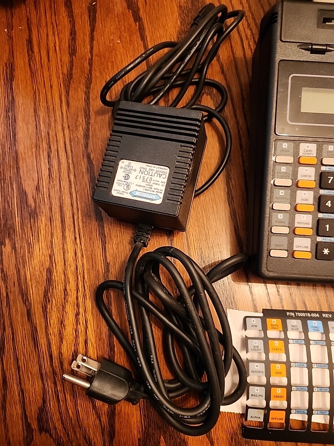 HYPERCOM T7P-T T7 Credit Card Terminal Reader Machine with Power Supply
