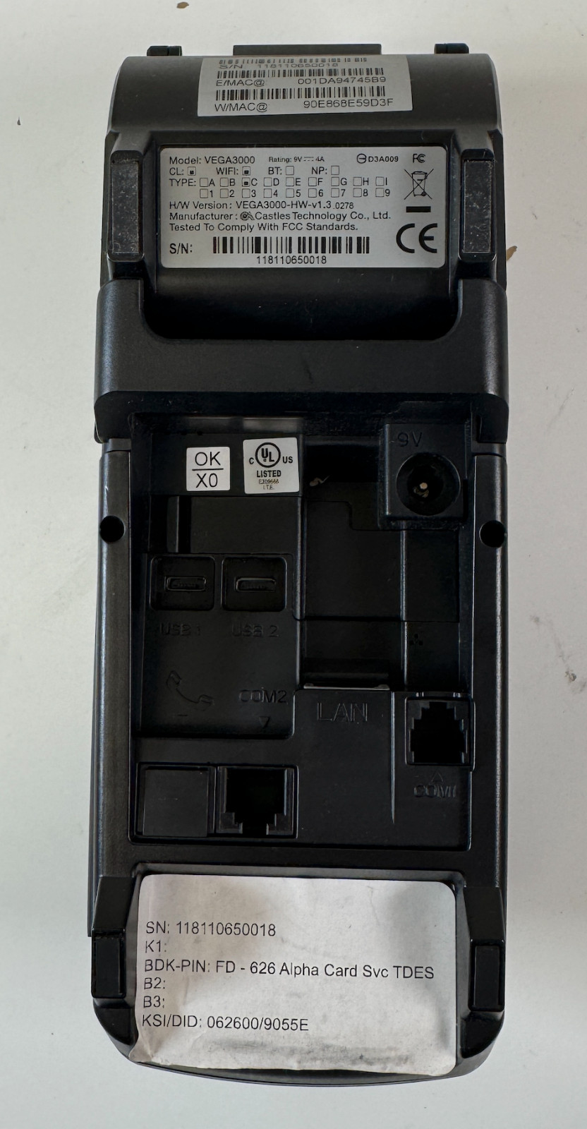 Dejavoo Z11 EMV / Card Terminal – READ for info – No Merchant ID – Lot of 10