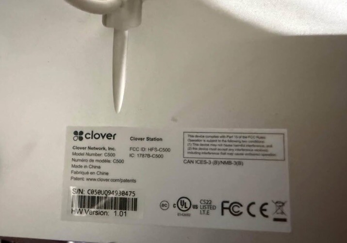 Clover POS & Hub & Mini Reader & Printer & TWO FLEX – “Locked”